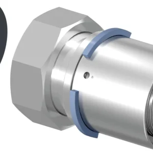 Uponor S-Press rechte koppeling 2-delig 40 x 1-1/4" messing vertind Meest Verkocht