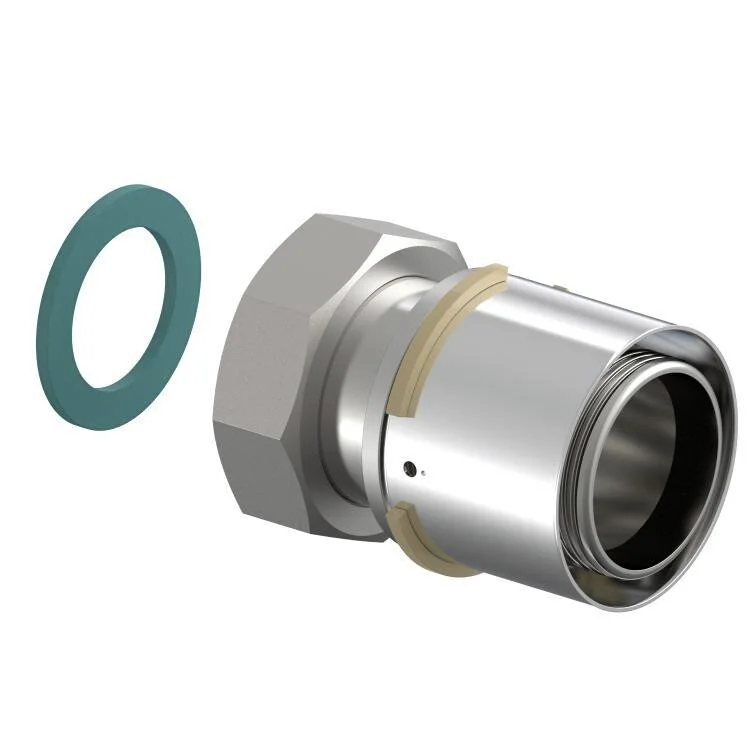 Bestseller Uponor S-Press rechte koppeling 2-delig 50 x 1-1/2" messing vertind