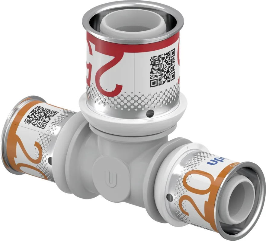 Uponor S-Press t-stuk 20 x 25 x 20 kunststof Tijdelijk Beschikbaar