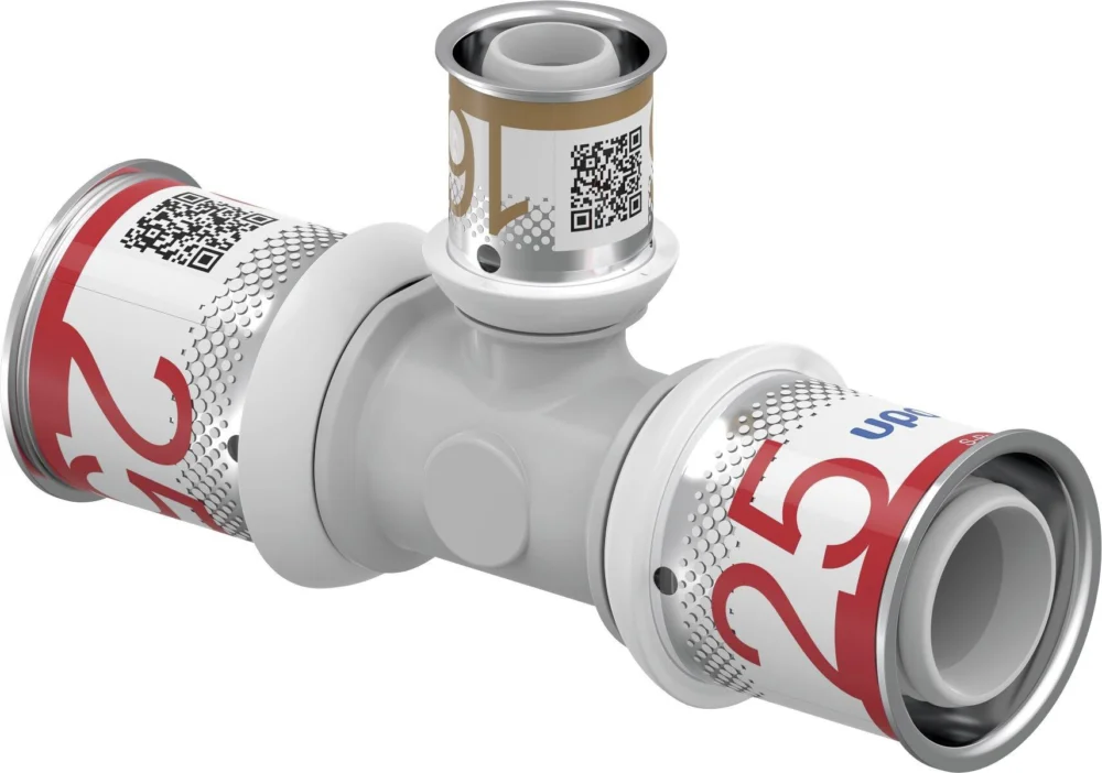 Must-Have Uponor S-Press t-stuk 25 x 16 x 25 kunststof