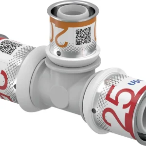 Uponor S-Press t-stuk 25 x 20 x 25 kunststof Gecertificeerd