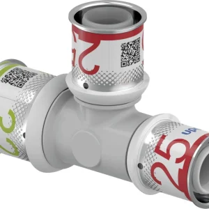 Uponor S-Press t-stuk 32 x 25 x 25 kunststof Populair
