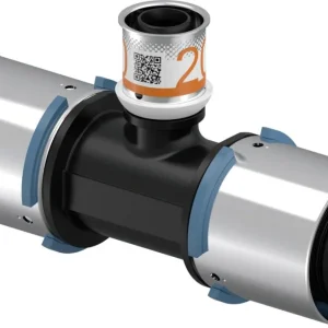 Uponor S-Press t-stuk 40 x 20 x 40 kunststof Direct Beschikbaar