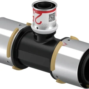 Gratis Retour Uponor S-Press t-stuk 50 x 25 x 50 kunststof