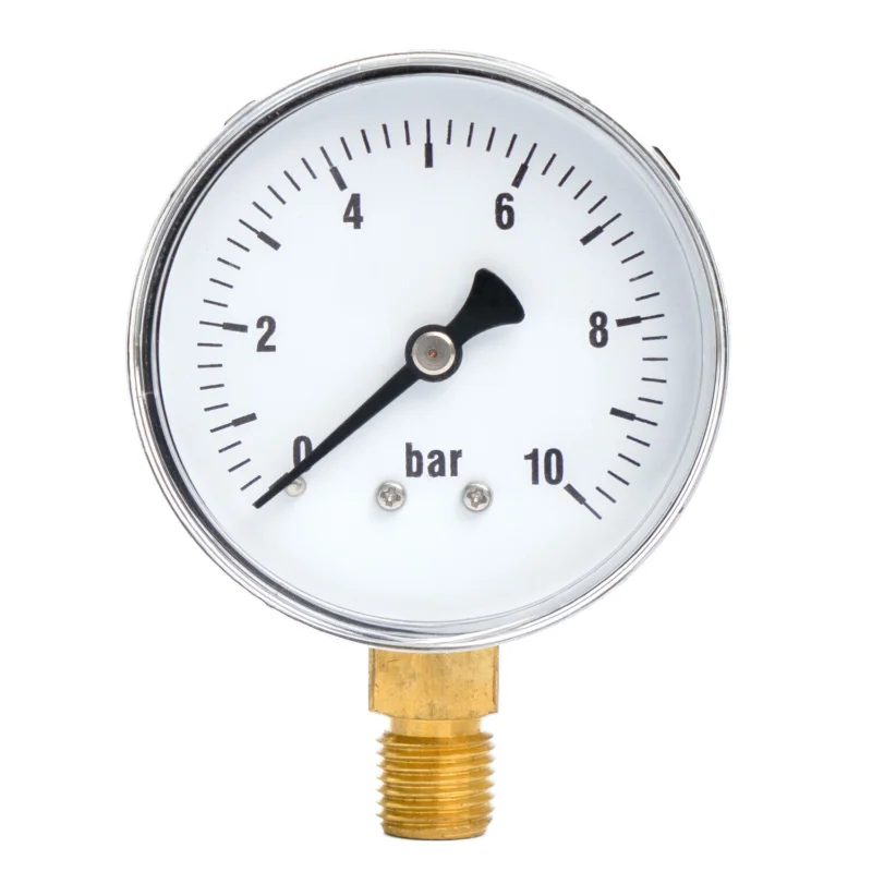 Gratis Retour Lovak manometer 1/4" onderaansluiting Dia. 63 0 - 10 bar