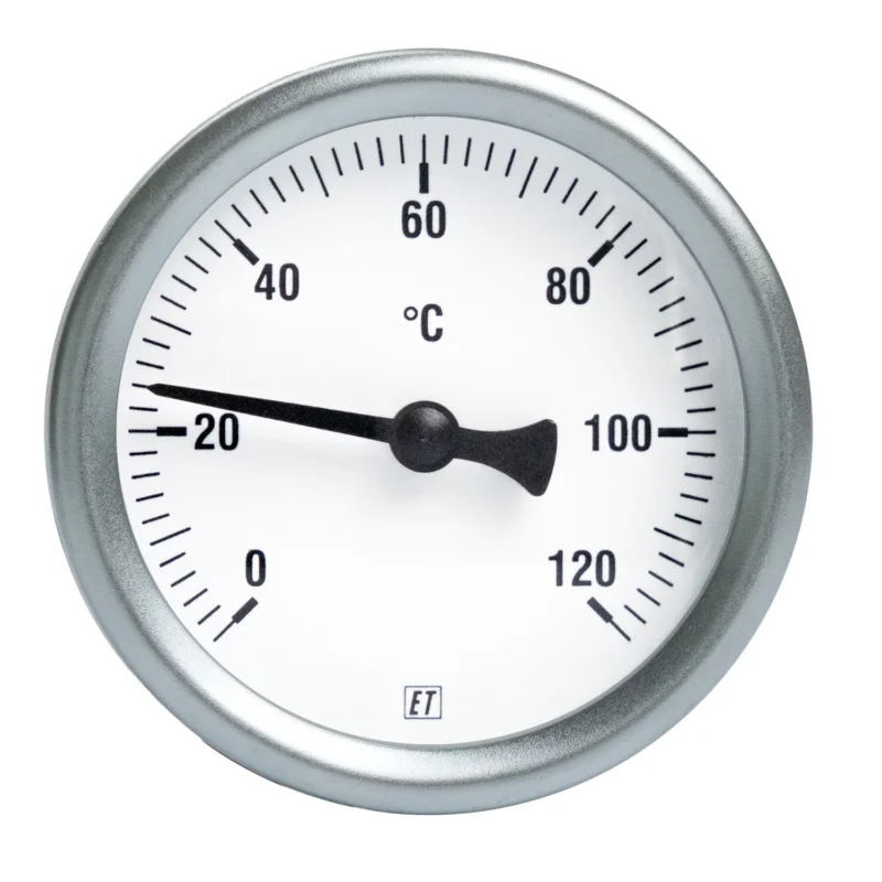 Superprijs Lovak thermometer 1/2" achteraansluiting l 40 Dia. 63 0 - 120 °C