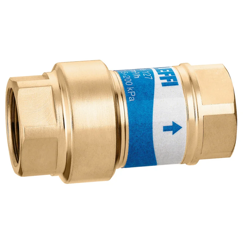 Caleffi Autoflow automatische debietregelaar 1" x 1" messing met polymeer patroon compact Lage Kosten