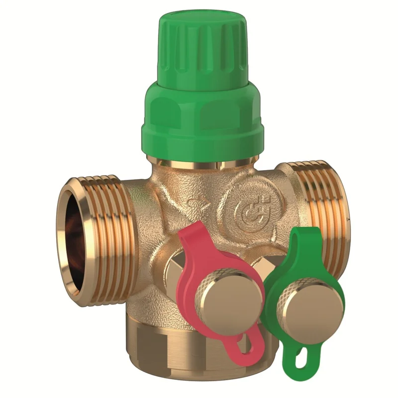 Caleffi Flowmatic drukgecompenseerde regelafsluiter 3/4" x 3/4" meetadapters Goedkoop