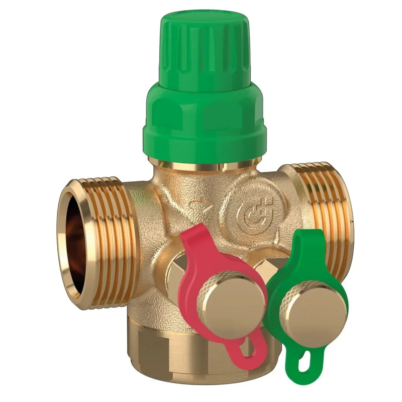 Caleffi Flowmatic drukgecompenseerde regelafsluiter 1/2" x 1/2" meetadapters 0.02 - 0.20 m3/h Fabrieksprijs