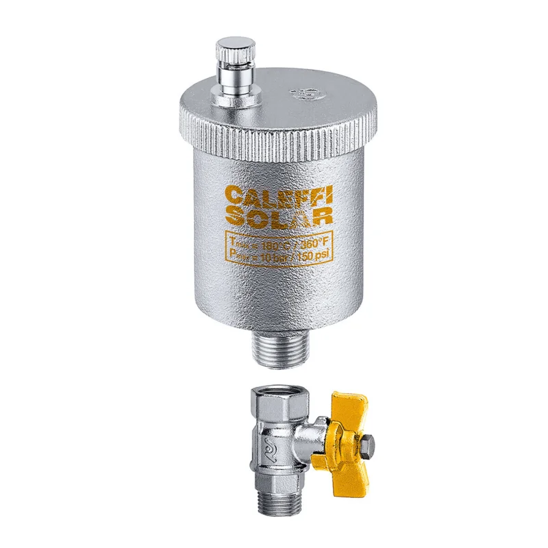 Superprijs Caleffi automatische ontluchter 3/8" 5 bar solar