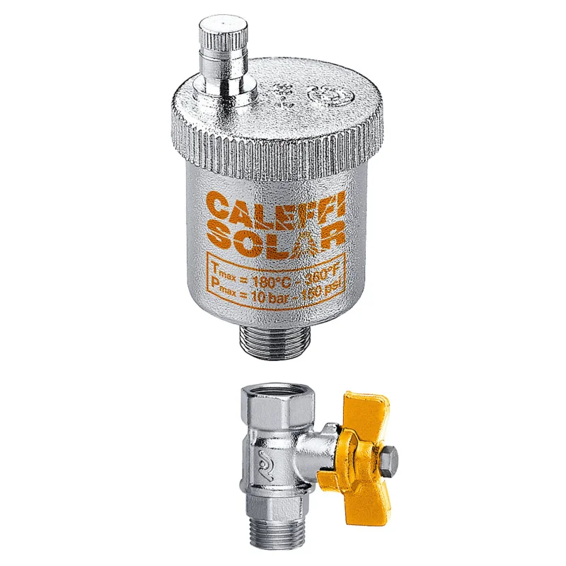 Gereduceerde Prijs Caleffi automatische ontluchter 3/8" 2.5 bar solar afsluiter