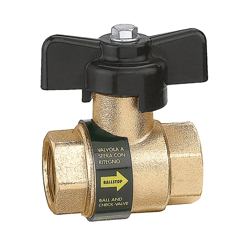 Caleffi Ballstop kogelkraan 1/2" x 1/2" messing keerklep Koop Vandaag