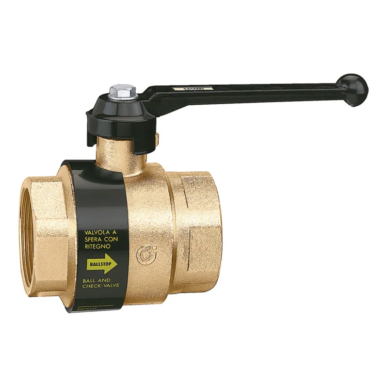 Betaalbaar Caleffi Ballstop kogelkraan 1-1/2" x 1-1/2" messing keerklep