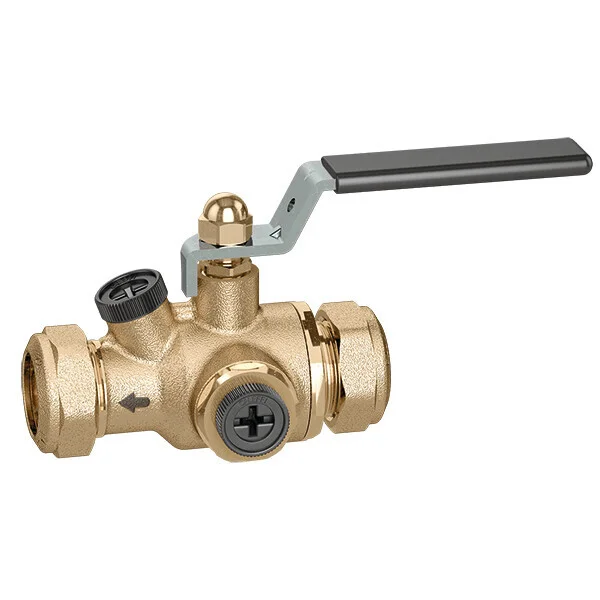 Caleffi kogelkraan 22 x 22 messing keerklep EA Rechtstreeks Van De Fabrikant