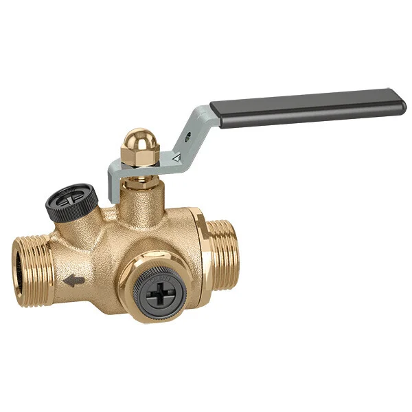 Laatste Versie Caleffi kogelkraan 1/2" x 1/2" messing keerklep EA
