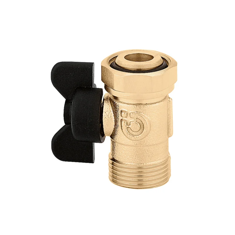 Caleffi kogelkraan 2-delig messing vleugelbediend 23 P.1,5 x 23 P.1,5 Alleen Vandaag