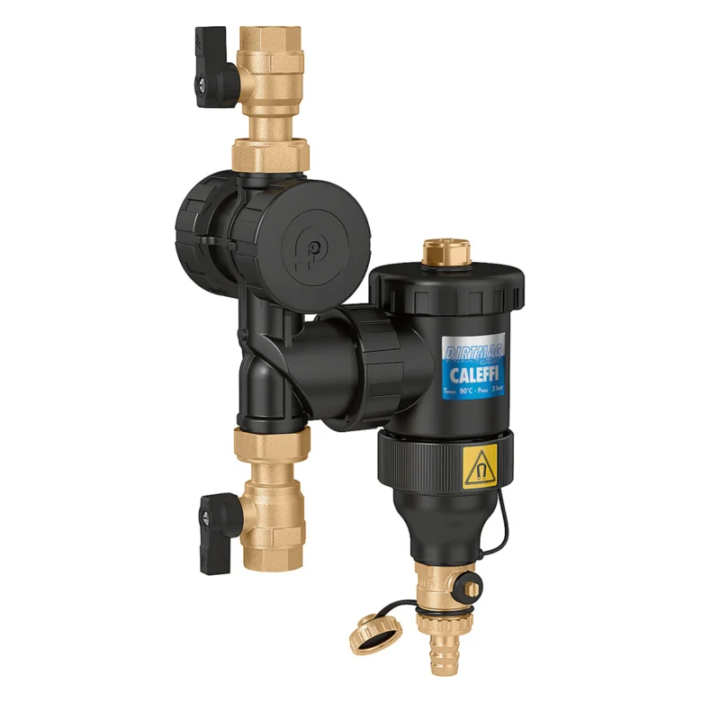 Gecertificeerd Caleffi DirtmagPlus vuilafscheider 28 x 28 kunststof met vuilfilter magneet