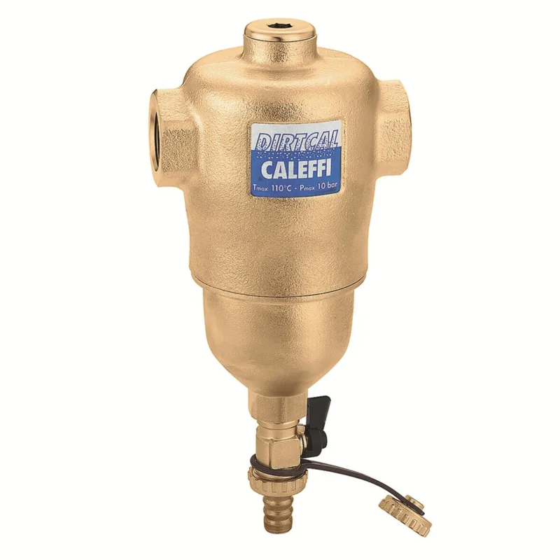 Hete Deal Caleffi Dirtcal vuilafscheider 1-1/2" x 1-1/2" messing horizontaal