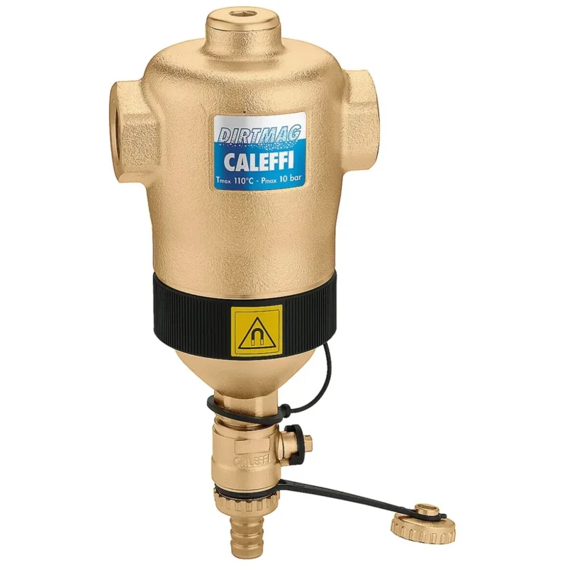 Caleffi Dirtmag vuilafscheider 1" x 1" messing horizontaal magneet Gereduceerde Prijs