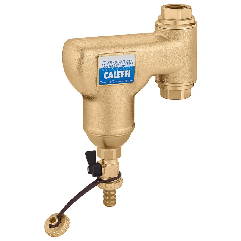 Op = Op Caleffi Dirtcal vuilafscheider 1" x 1" messing verticaal
