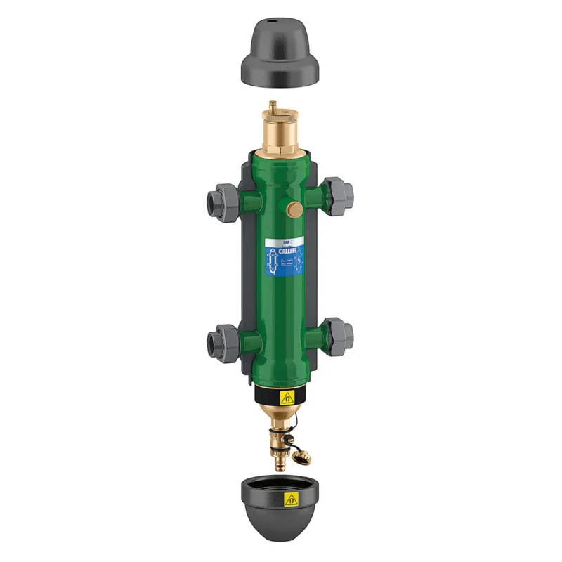 Bestseller Caleffi Sep4 evenwichtsfles 1" x 1" staal met vuilafscheider
