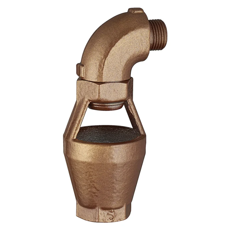 Dagaanbieding Caleffi overlooptrechter met boog 1/2" x 3/4"