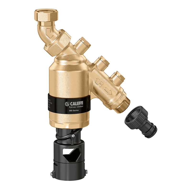 Weekendaanbieding Caleffi terugstroombeveiliger multi. 3/4" x 3/4" slangaansluiting verticaal BA