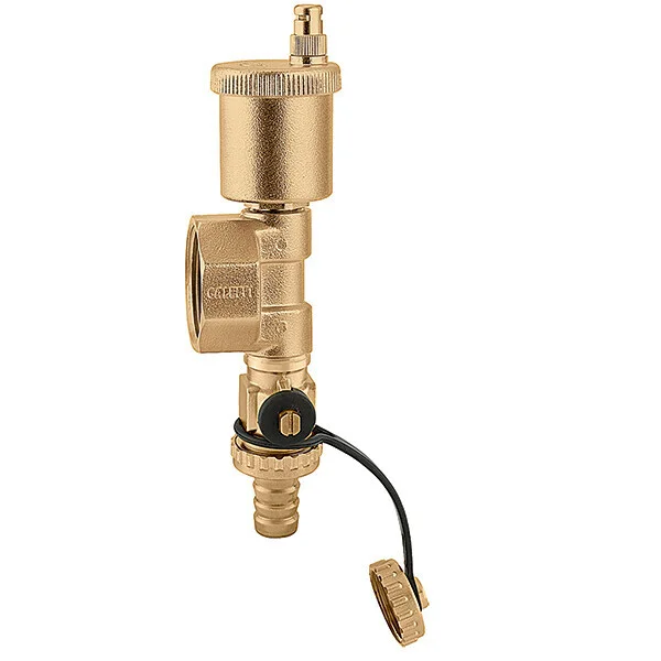 Laatste Kans Caleffi eindgroep 1-1/4" messing auto. ontluchter en aftap