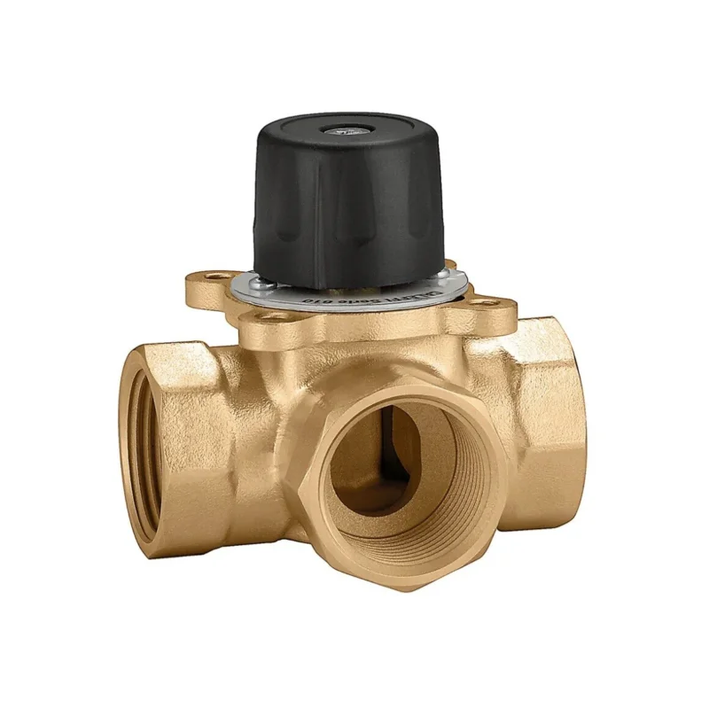 Caleffi mengventiel 1/2" x 1/2" x 1/2" messing Betrouwbaar