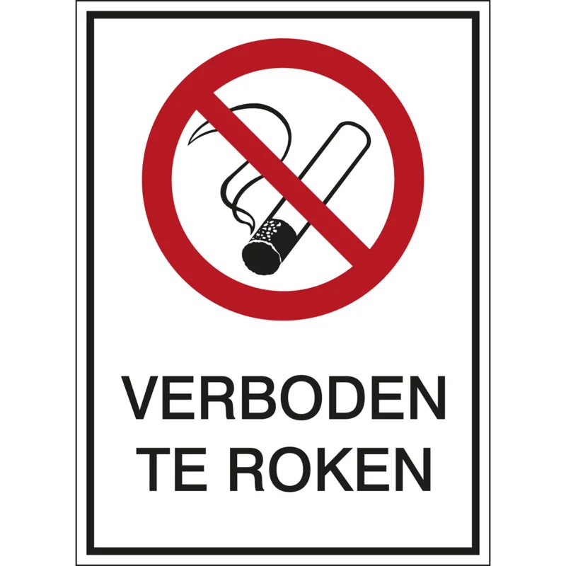 Brady - Verbodspictogram - A5 Sign - Verboden te roken - PIC 200-N-A5-B7541 - 808976 - 86808976 Koop Online
