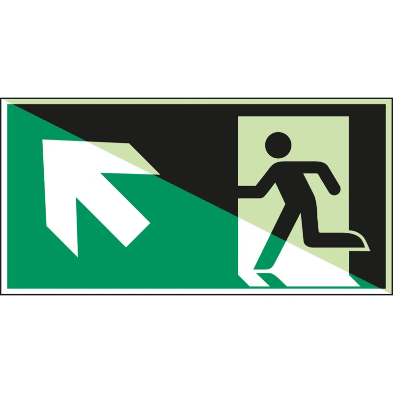 Premium Brady - Redding- & evacuatiepictogram - Fotoluminescent veiligheidspictogram - E/A315/E001/NT-PP-PHOLUMB-600x300/1-B - 834316 - 86834316