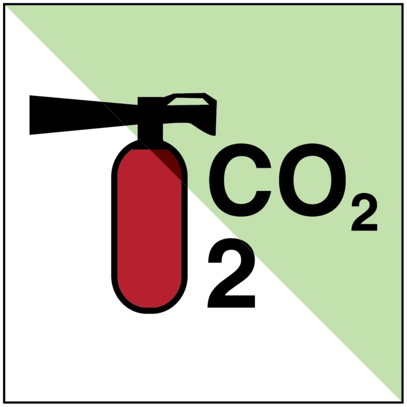 Aanbieding Brady - Brandbestrijdingspictogram - Draagbare brandblusser CO2/2 – IMO - F/IMO182-SA-PHOLUMC-150x150/1-B - 195093 - 86195093