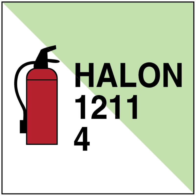 Actieprijs Brady - Brandbestrijdingspictogram - Draagbare brandblusser Halon 1211/4 – IMO - F/IMO181-PP-PHOLUMB-150x150/1-B - 195283 - 86195283