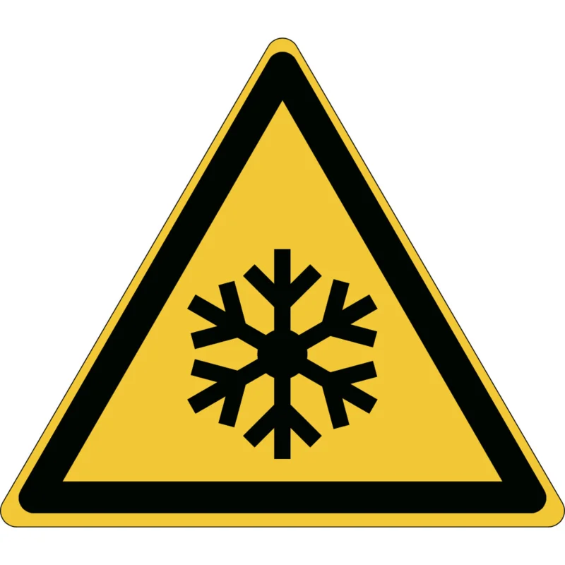 Aanbieding Brady - Waarschuwingspictogram - ISO Veiligheidspictogram - Waarschuwing Lage temperaturen - W/W010/NT/TW-TRI100-1 - 235720 - 86235720
