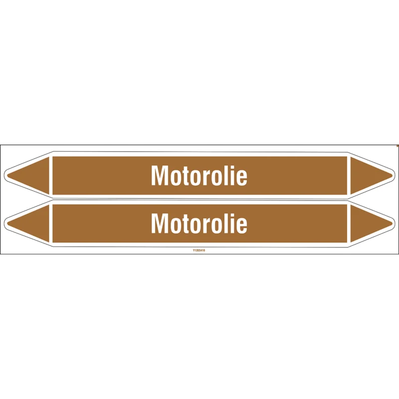 Weekendaanbieding Brady - Standaard - Individuele leidingmerkers op kaart met geperforeerde pijlen, zonder pictogram - MOTOROLIE450X52CARD-T1-P18 - N005313 - 86005313