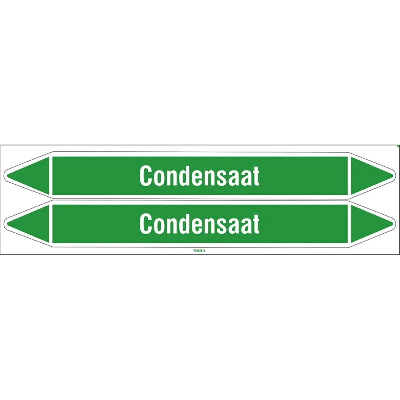 Aanbieding Brady - Leidingmarkering kaart - Individuele leidingmerkers op kaart met geperforeerde pijlen, zonder pictogram - CONDENSAAT450X52CARD-T1-P16 - N005821 - 86005821