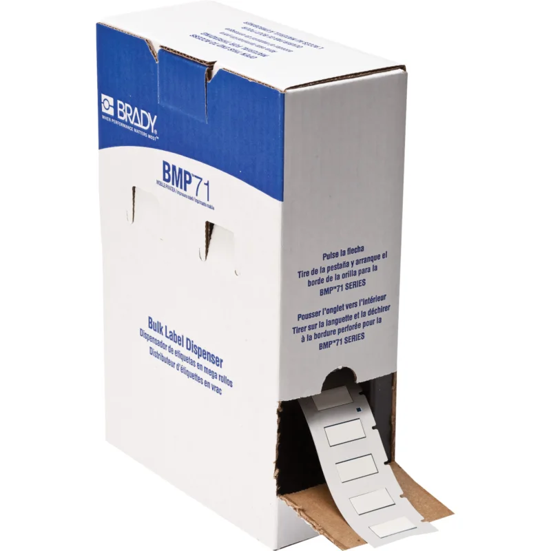 Aanbieding Brady - Algemene identificatie - PermaSleeve hittekrimpende labels voor draad- en kabelmarkering voor M610, M611, BMP61, M710 en BMP71 - BM-250-1-342 - 174460 - 87174460