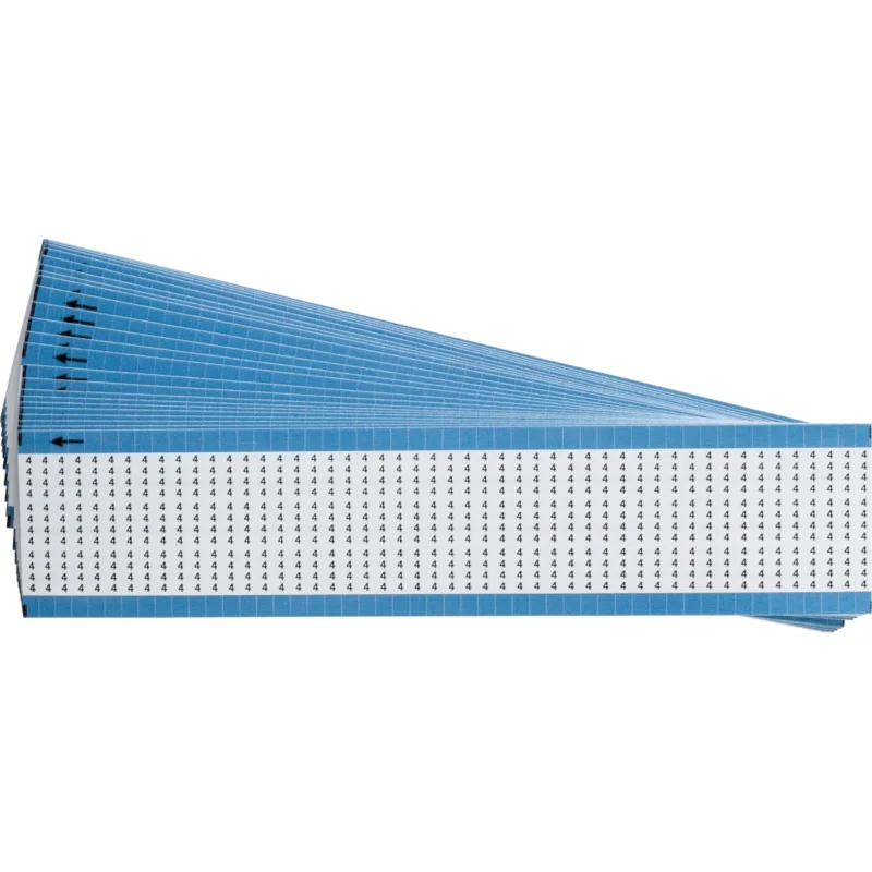 Wikkellabels - TMM-4-PK - 1 Pak = 25 Kaart x 150 Label(s) = 3750 Label(s) per Pak Flitsaanbieding