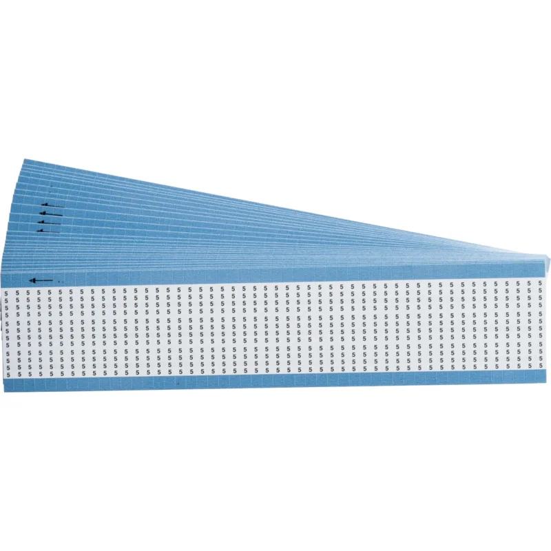 Wikkellabels - TMM-5-PK - 1 Pak = 25 Kaart x 150 Label(s) = 3750 Label(s) per Pak Beperkt Aanbod