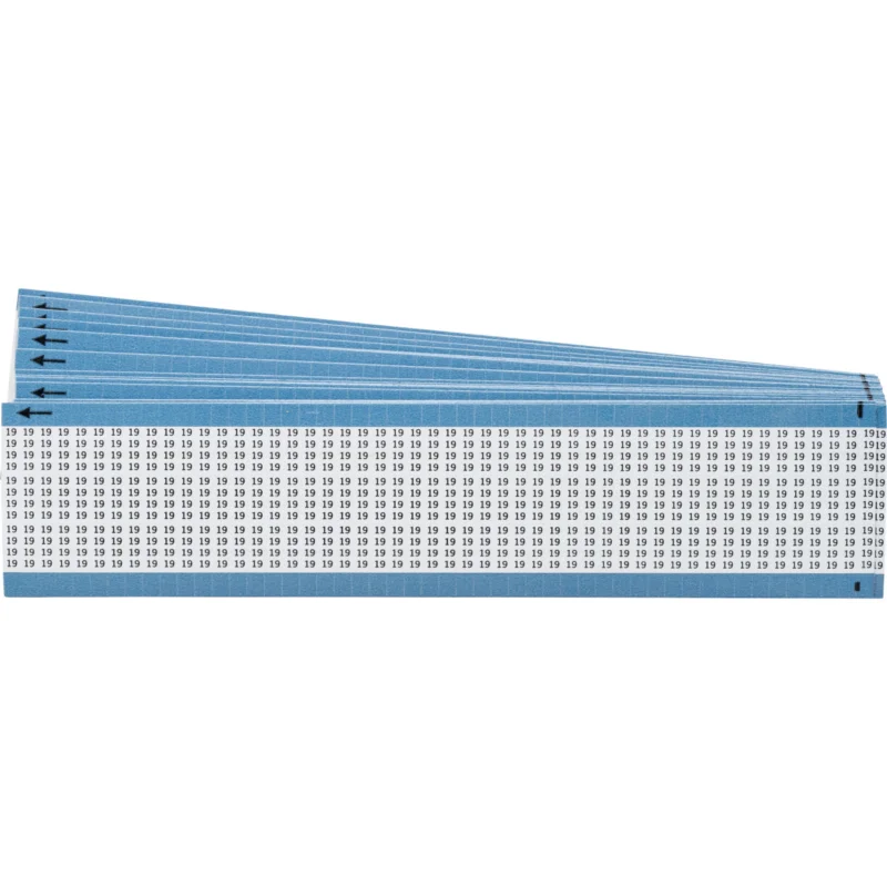 Wikkellabels - TMM-19-PK - 1 Pak = 25 Kaart x 150 Label(s) = 3750 Label(s) per Pak Dagaanbieding