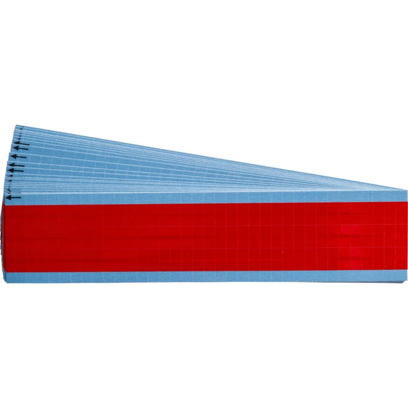 Wikkellabels - TMM-COL-RD-PK - 1 Pak = 25 Kaart x 108 Label(s) = 2700 Label(s) per Pak Hoge Kwaliteit