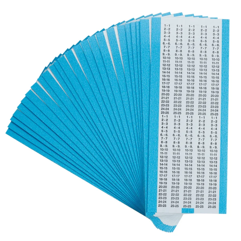 Wikkellabels - TMXM-1-25-PK - 1 Pak = 25 Kaart x 250 Label(s) = 6250 Label(s) per Pak Rechtstreeks Van De Fabrikant
