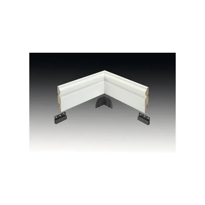 Vochtwerende folie Prefab binnenhoek Clip Klassiek Exclusief 18x75mm Wit - 0109510 Laatste Kans
