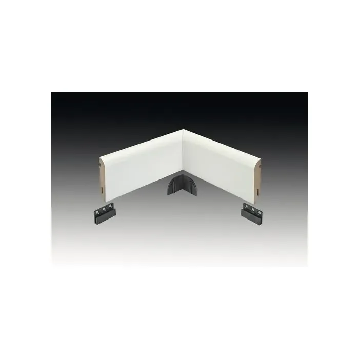 Vochtwerende folie Prefab binnenhoek Clip Halfrond Softline 18x120mm Wit - 0109522 Korting