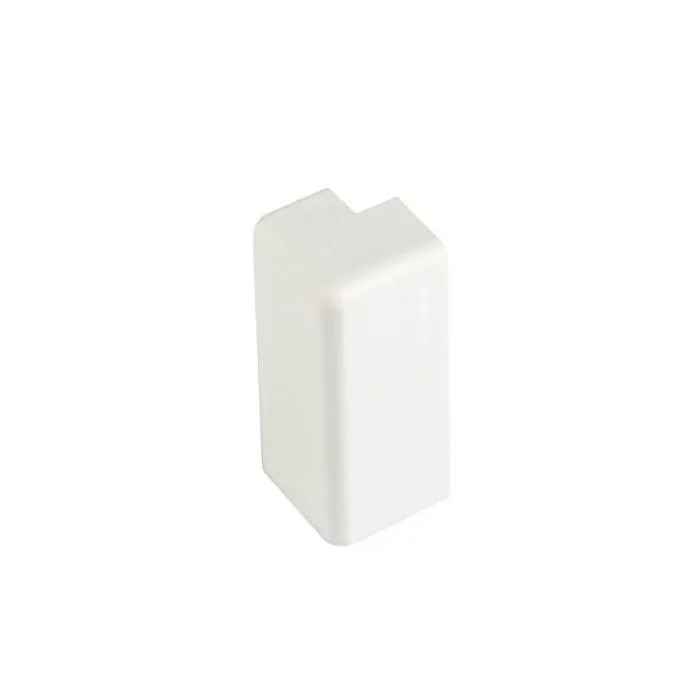 Uitverkoop Kunststof buitenhoek (2 stuks) Recht Robuust 18x75mm Wit - 0108376