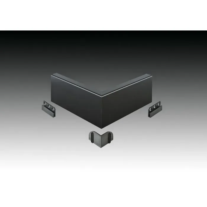 Vochtwerende folie Prefab buitenhoek Clip Recht Robuust 18x75mm Zwart - 0109581 Populair
