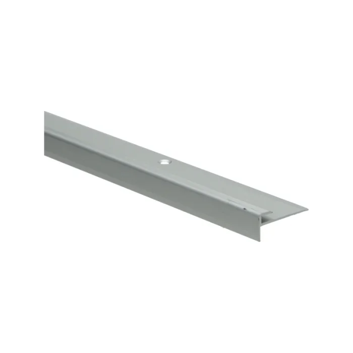 Merkproduct Trapneusprofiel tbv 2-3mm PVC 30x13mm Zilver - 65418