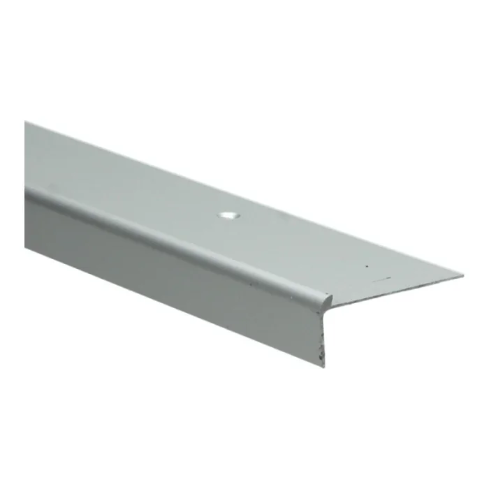 Trapneusprofiel 15mm tbv 3 mm PVC zilver - 65430 Finale Uitverkoop
