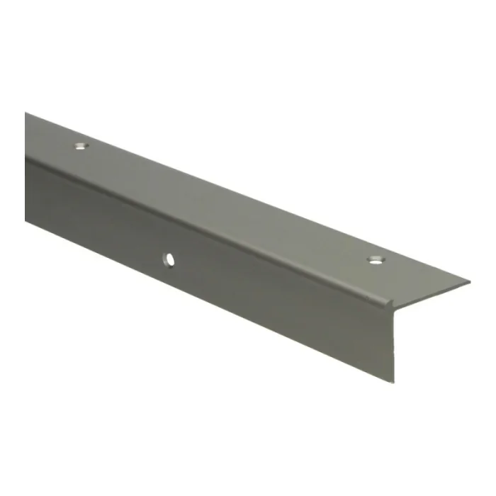 Trapneusprofiel recht 871 tbv 3mm PVC RVS- 65356 Laatste Kans