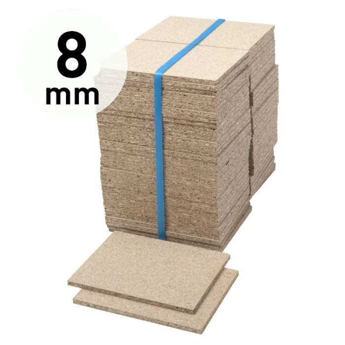 Spaanplaat broodjes 8mm dik 20x15cm (geschuurd) - 86601 Populair